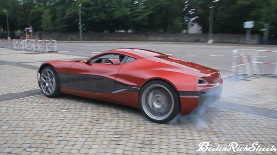 Video: RIMAC CONCEPT ONE - DRIFTING AND SMOKING TIRES