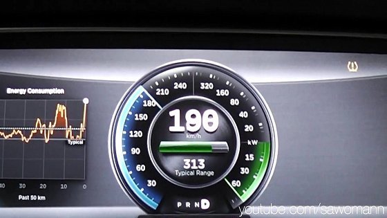Video: 2014 Tesla Model S P85+ 421 HP 0-100 km/h, 0-100 mph &amp; 0-200 km/h Acceleration GPS