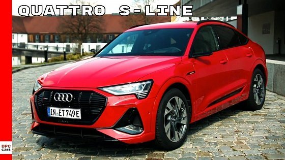 Video: New 2021 Audi e-tron Sportback Quattro S-Line Catalunya Red Metallic