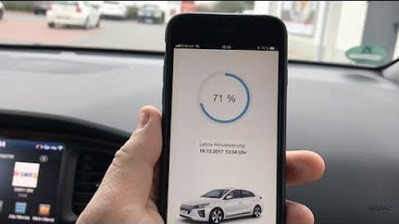 Video: Hyundai IONIQ electric - getting state of charge by smartphone (without blue link)