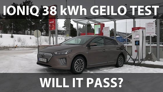 Video: Hyundai Ioniq 38 kWh Geilo test
