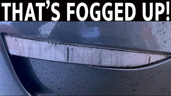 Video: Fogged In Light on my Tesla Model Y Performance - Mobile Service Experience