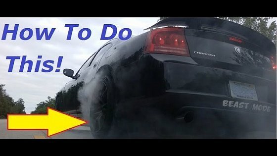 Video: How to do a Burnout With an Automatic
