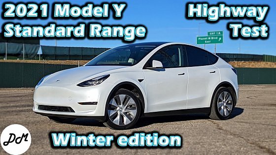 Video: 2021 Tesla Model Y Standard Range – Cold Weather Range Test | 70 MPH