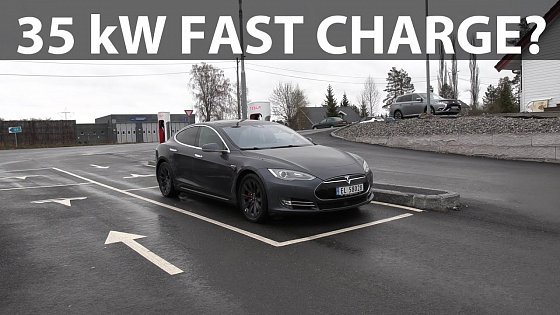 Video: Tesla Model S P85D with slow supercharging