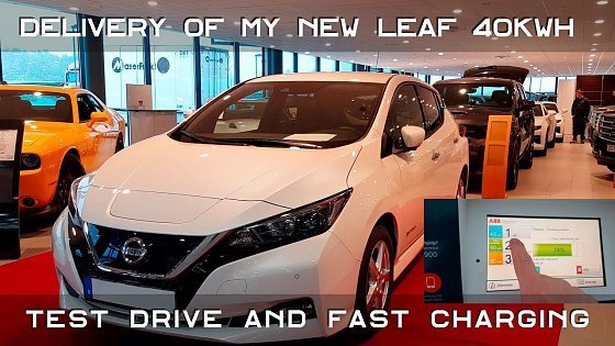 Video: Finally! Took delivery of the Nissan Leaf 40kWh and testing rapid charging.