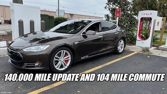 Video: 140,000 mile Tesla Model S P85+ update and my new 100+ mile daily commute ￼