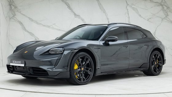 Video: 2022 Porsche Taycan Turbo S Cross Turismo - Volcano Grey Metallic - Walkaround &amp; Interior [4K]