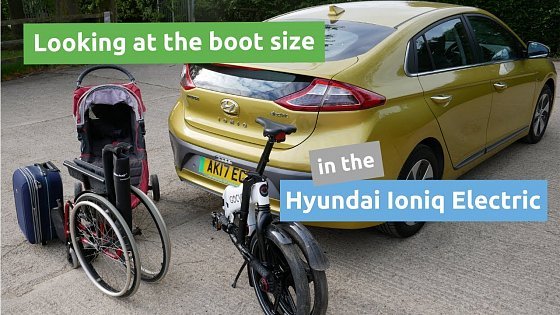 Video: How much boot space is in the Hyundai Ioniq Electric (28kWh or 38kWh models)?