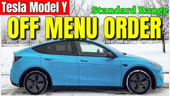 Video: Tesla Model Y Standard Range Available thru Special Off Menu Order