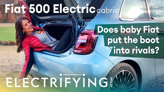 Video: Fiat 500e Electric 2021 FIRST DRIVE review. Does baby Fiat put the boot into rivals? / Electrifying