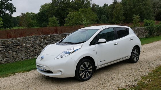 Video: For sale: 2016 Nissan Leaf Tekna 30kWh with 6.6kW charger, 100% electric, metallic pear white