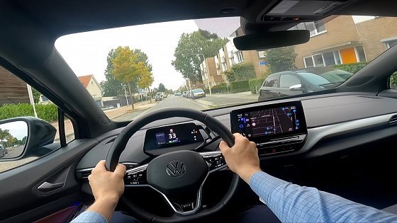 Video: Volkswagen NEW ID.4 First | 4K POV Test Drive | 77kWh | 204hp | First Edition | Detail inside