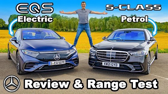 Video: Mercedes EQS vs S-Class review and range test: Petrol vs Electric!