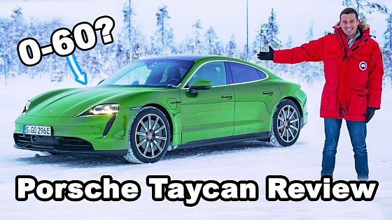 Video: Porsche Taycan 4S &amp; Turbo S review: launched, snow-drifted, range and TOILET tested!?!