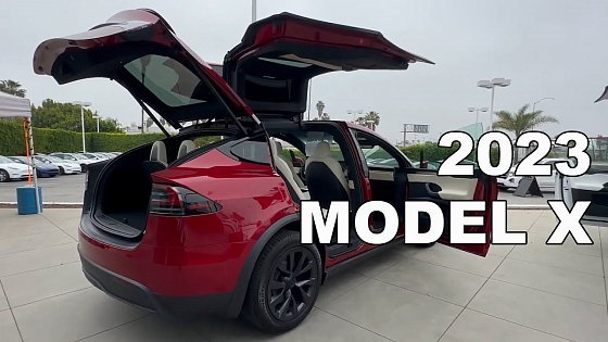 Video: Tesla Model X Plaid Interior 2023 Review With New Features