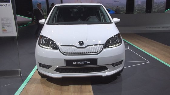 Video: Škoda Citigo e IV Style 61 kW Electro White (2020) Exterior and Interior