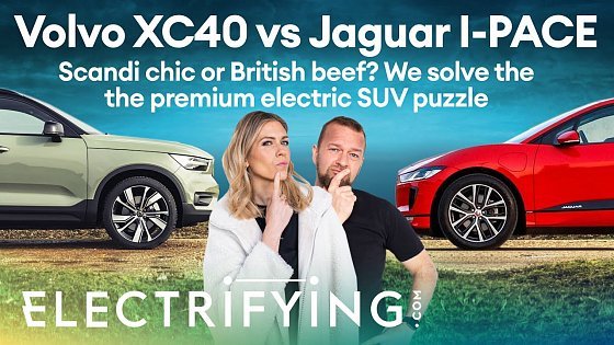Video: Volvo XC40 Recharge electric vs Jaguar I-PACE - Scandi chic or British beef? / Electrifying