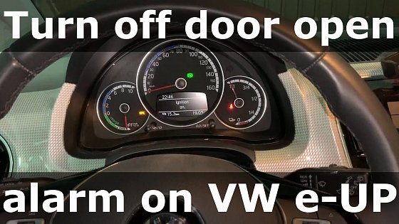 Video: VW e-UP! code the door open alarm using #OBDeleven