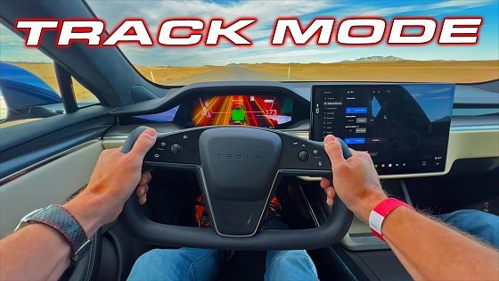 Video: PLAID TRACK MODE * New Top Speed and Drift Mode Testing in the Tesla Model S Plaid