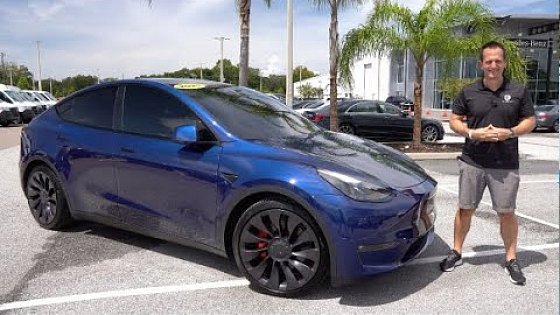Video: Is the 2021 Tesla Model Y a BETTER performance SUV than a Mustang Mach-E GT?