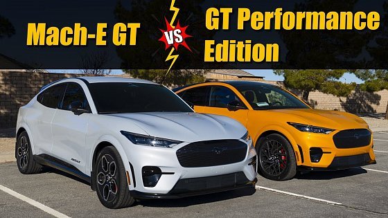 Video: Ford Mustang Mach-E GT vs GT Performance Edition