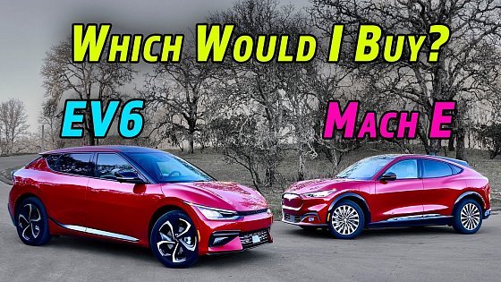 Video: Which Is The Better EV? Ford Mustang Mach-E or Kia EV6?