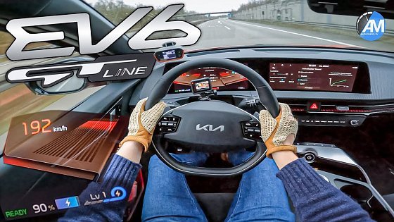 Video: NEW! KIA EV6 GT Line (325hp) | Fast Autobahn Range &amp; Charge⚡️
