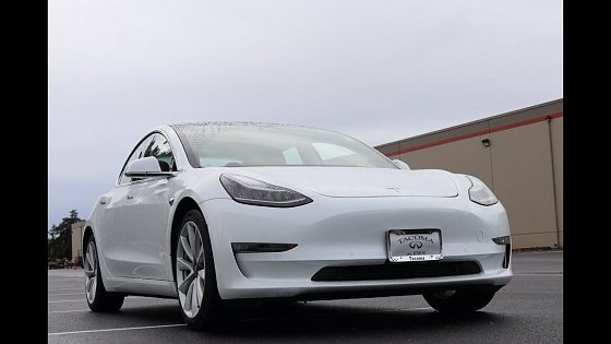 Video: 2018 Tesla Model 3 Long Range Battery RWD with 19 Inch Whee Package