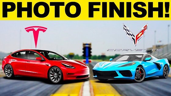 Video: New 2023 Chevy Corvette vs Tesla Model 3 Performance | You Won&#39;t Believe It!