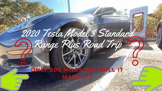 Video: 2020 Tesla Model 3 SR+ Road Trip How bad is it?