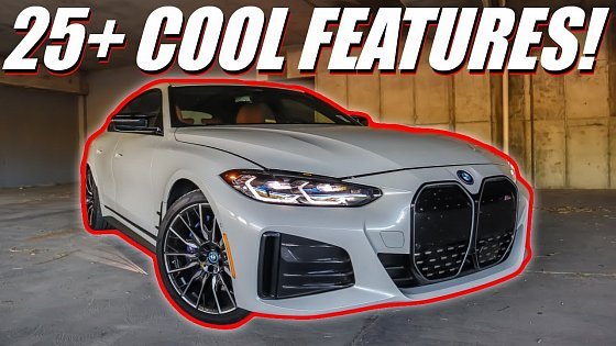 Video: 25+ COOL and INTERESTING FEATURES of the BMW i4 M50!