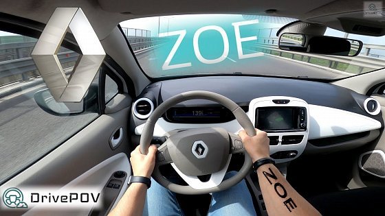 Video: Renault Zoe R110 41kWh 2018 | 109HP-225NM | POV TEST DRIVE, POV ACCELERATION, TOP SPEED | #DrivePOV