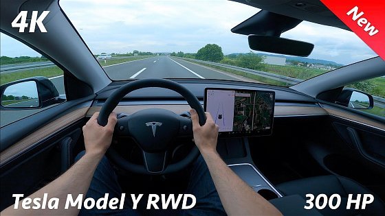 Video: Tesla Model Y 2023 RWD - POV Test Drive and Full Review in 4K (LFP battery), Acceleration 0-100 km/h