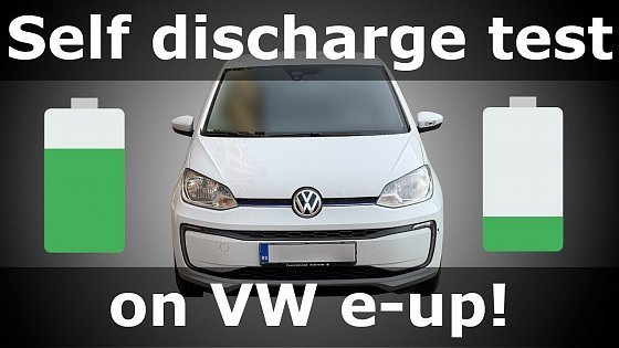 Video: Leaving the VW e-up for 61 hours and measure the battery drain.