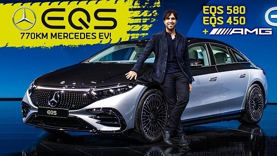 Video: 2022 Mercedes EQS EV! Super Luxury, 770km range, but is it Ugly??