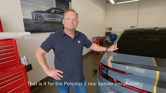 Video: HEICO SPORTIV - Installation instruction for Polestar 2 rear spoiler carbon