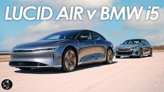 Video: Lucid Air vs BMW i5 | Battle of Electric RWD Sedans