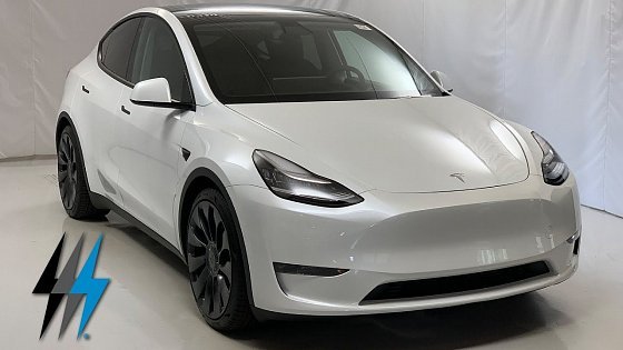 Video: 2020 Tesla Model Y Performance FIRST LOOK