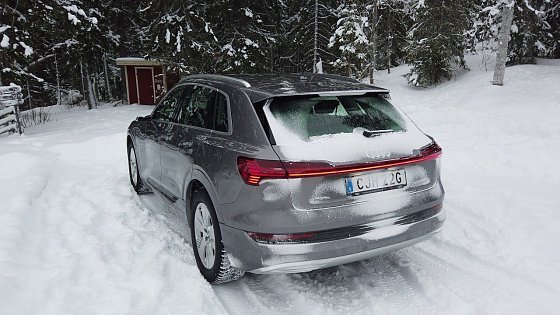 Video: Audi E-Tron in TRUE winterconditions in Sweden, it feels like a regular Audi Quattro!