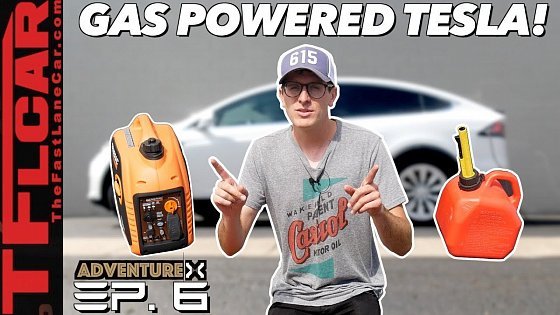 Video: Can You Charge A Tesla With A Portable Generator? We Give it aTry! | Adventure X Ep.6