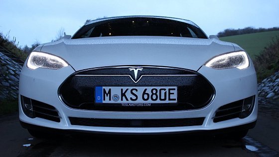 Video: &#39; 2016 TESLA Model S P90D &#39; Test Drive &amp; Review /// Autobahn / City / Country /// - TheGetawayer