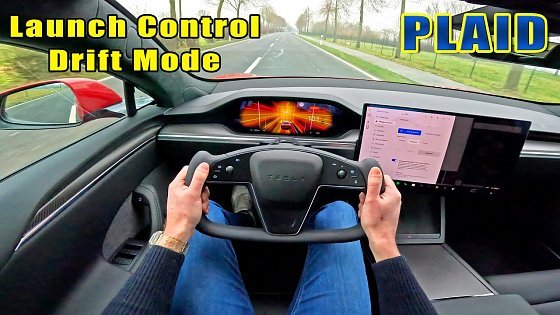 Video: LAUNCH CONTROL &amp; DRIFT MODE in a 1020HP TESLA MODEL S PLAID!