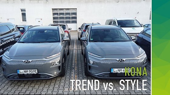Video: Verbrauch Hyundai Kona Trend vs Style | Lohnt sich die Wärmepumpe?