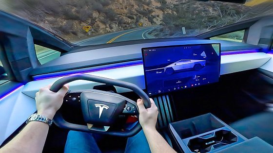 Video: What It&#39;s Like To Drive A Tesla Cybertruck (POV)