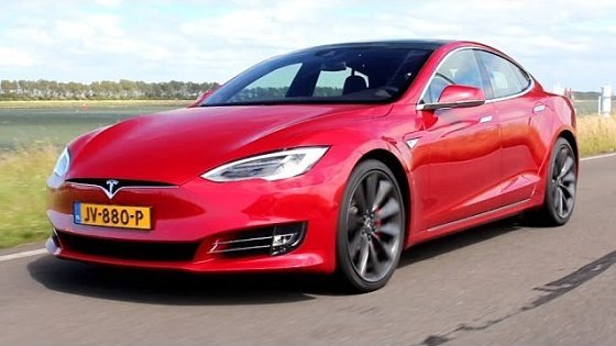 Video: 2016 Tesla Model S P90D Review | Hartvoorautos.nl | English Subtitled