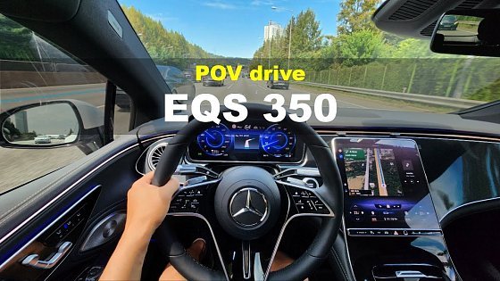Video: Mercedes Benz EQS 350 POV drive