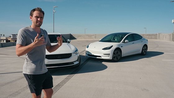 Video: Polestar 2 vs Tesla Model 3 Comparison
