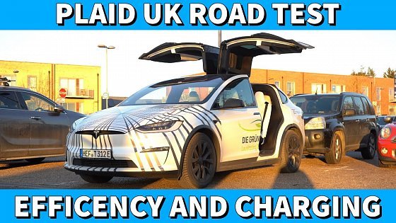 Video: Tesla Model X PLAID review &amp; UK road test incl efficiency, real range and charging speed.