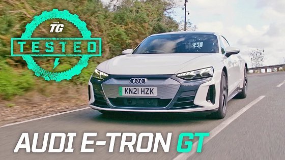 Video: Audi e-tron GT Review: 0-60mph, ¼ Mile, Tech, Ride, Handling | Top Gear Tested